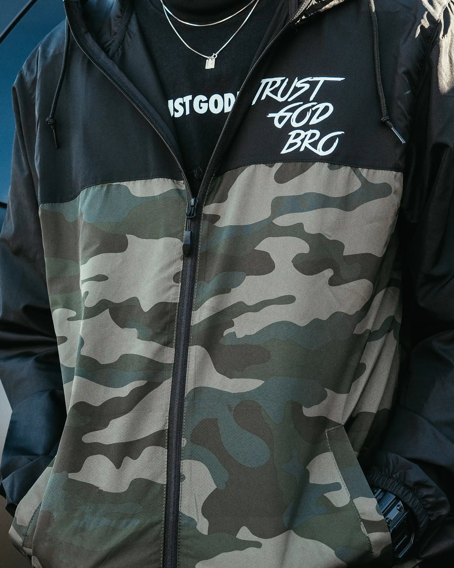 TGB CAMO WINDBREAKER