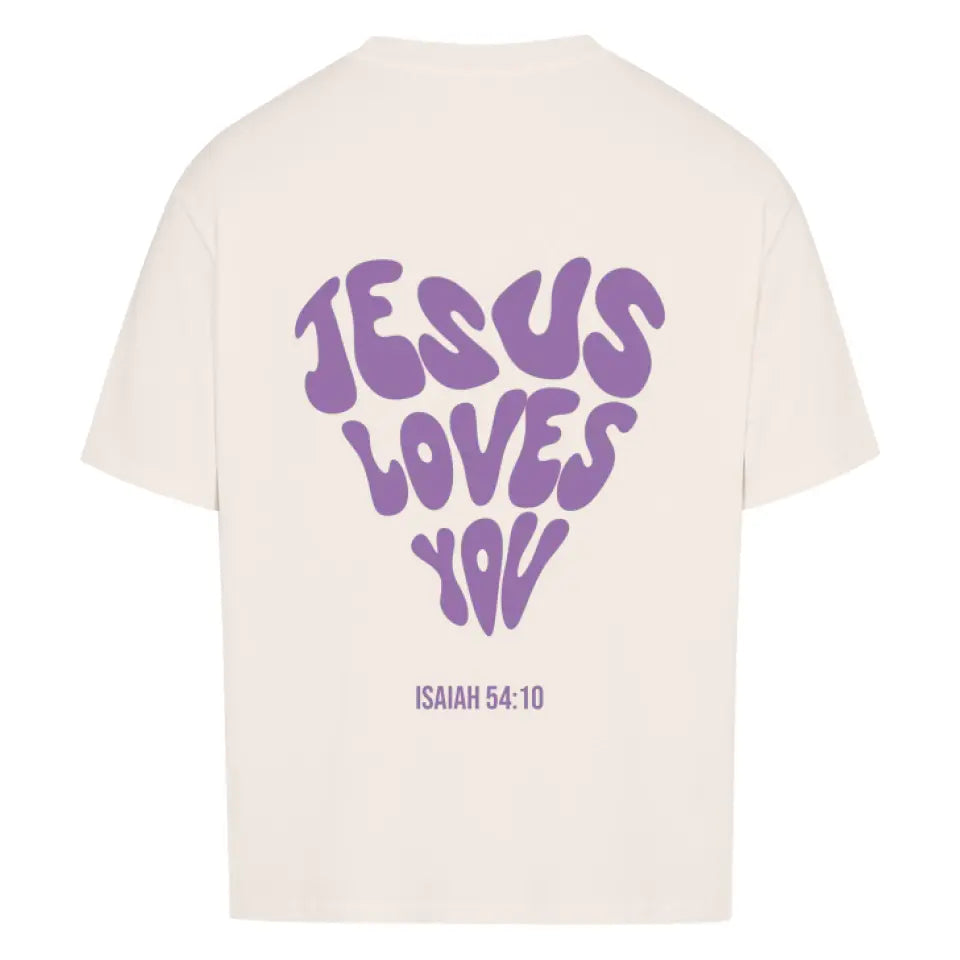 JESUS LOVES YOU oversized shirt