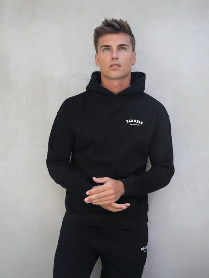 Heritage Relaxed Hoodie - Black - TRP Clothing