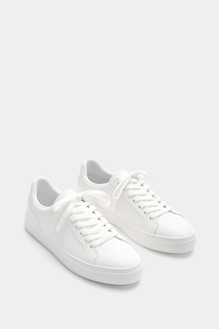 Basic Contrast Trainers - White