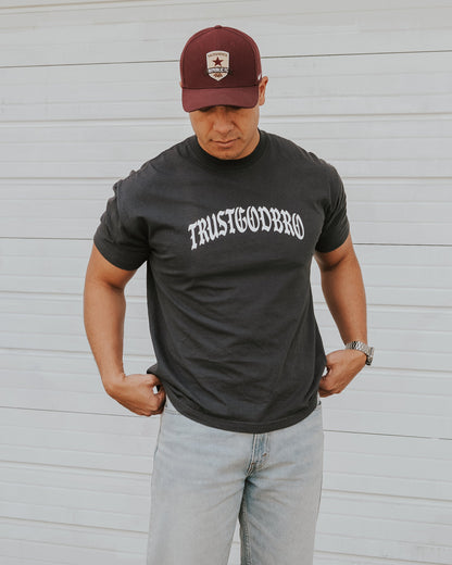 TRUST PREMIUM MOCK NECK TEE