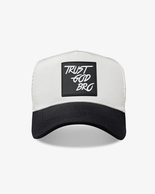 TGB CREAM/BLACK SNAP-BACK HAT