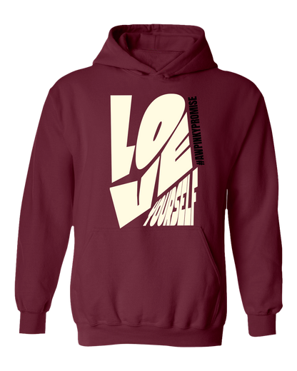 Love Yourself Hoodie - Maroon