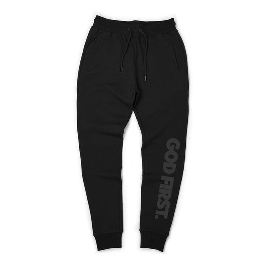 God First Jogger - Black on Black - TRP Clothing