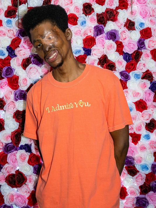 I Admire You Heavyweight Tee - Salmon