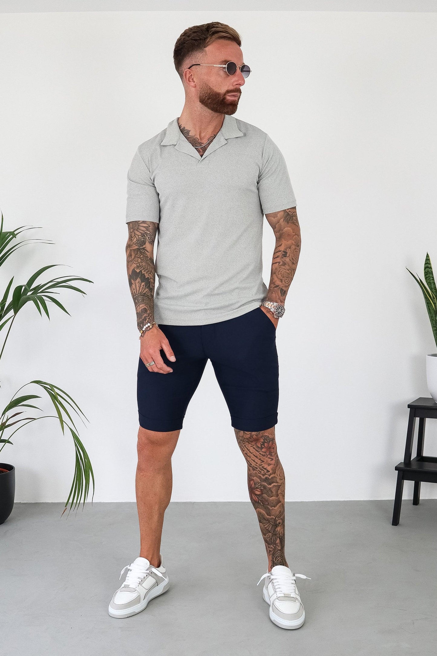 THE RIVA POLO - GREY - TRP Clothing