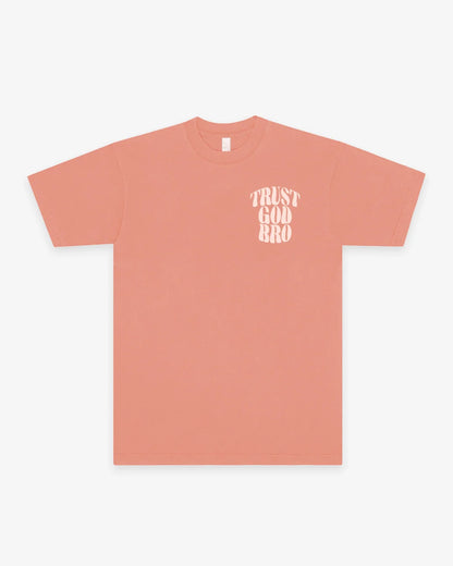 CORAL PREMIUM MOCK NECK TEE