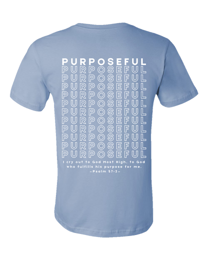 Purposeful Tee - Baby Blue