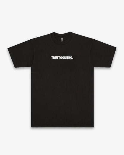 TRUSTGODBRO. PREMIUM MOCK NECK TEE