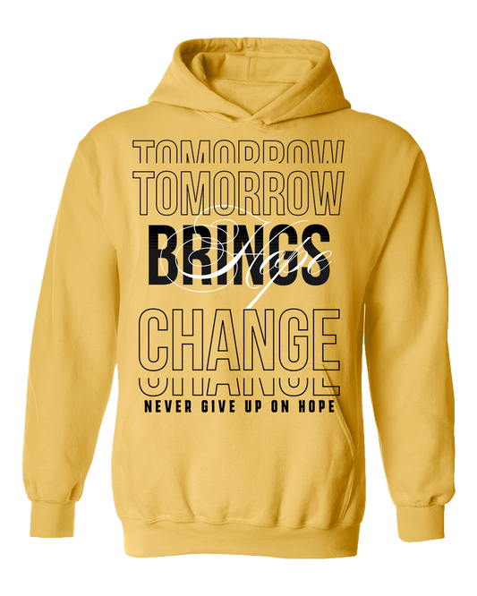 Never Give Up On Hope - Yellow Hoodie