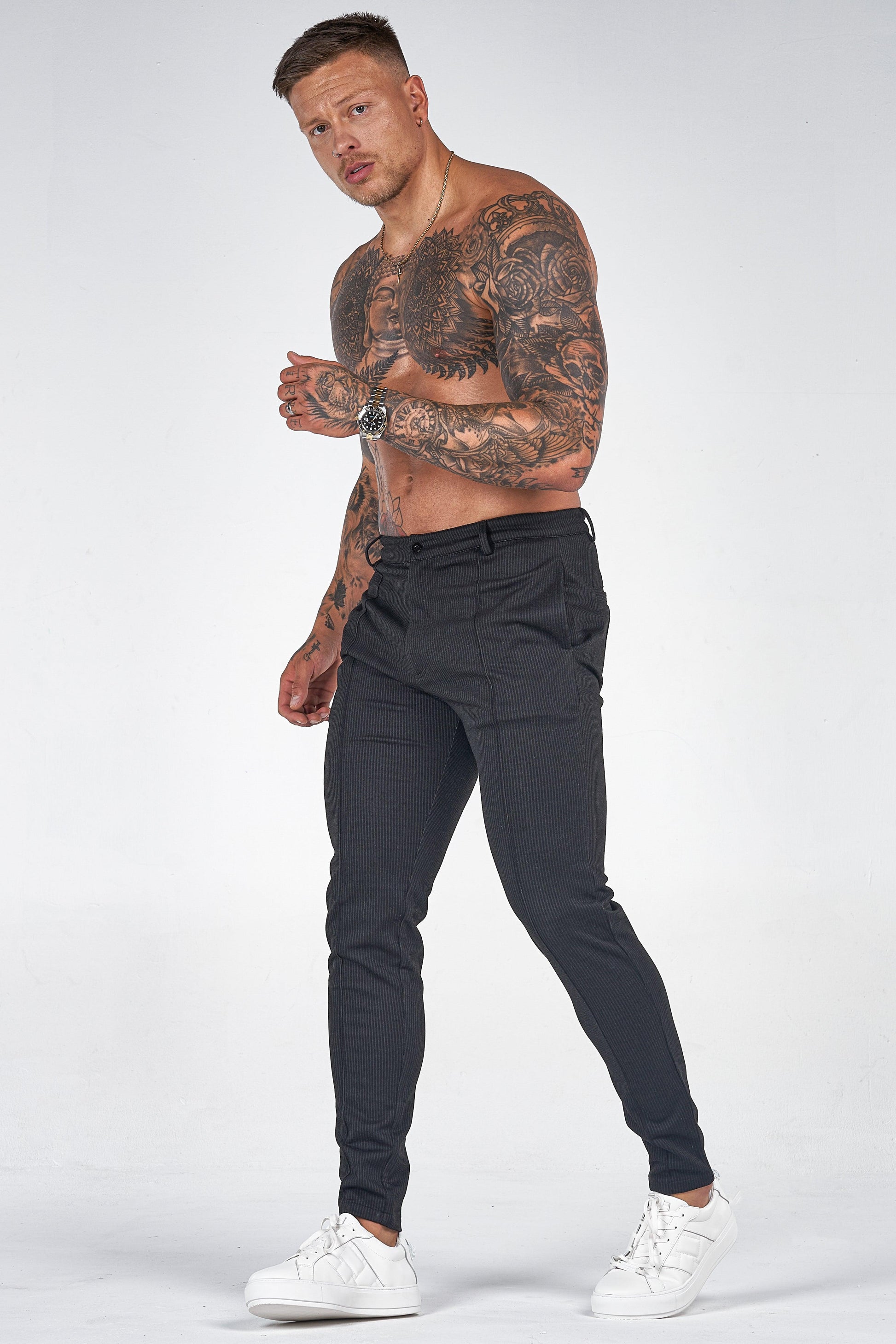 THE AMARI TROUSERS - BLACK - TRP Clothing