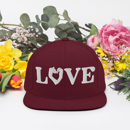 Love Snapback Hat