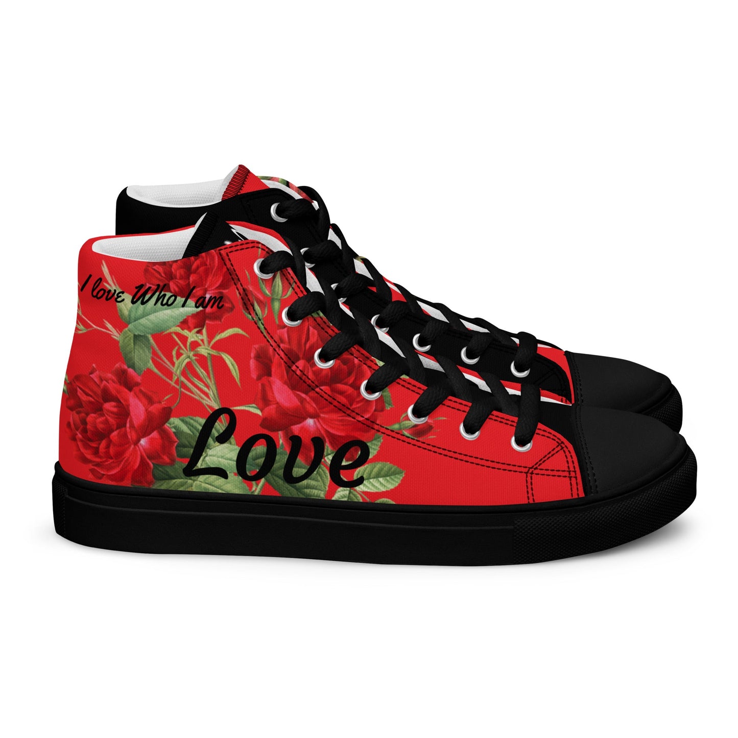 Roses Of Hope High Top Shoes