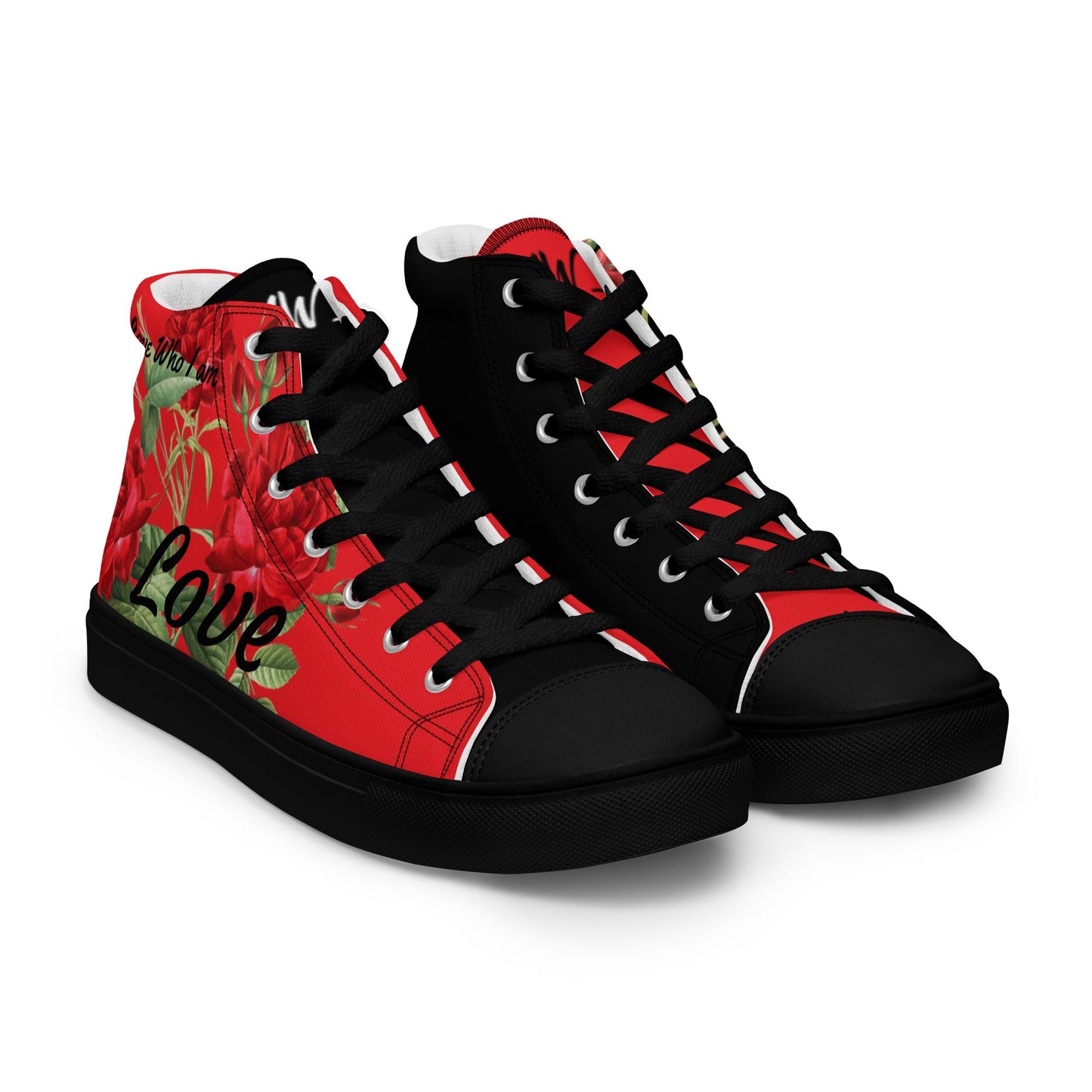 Roses Of Hope High Top Shoes