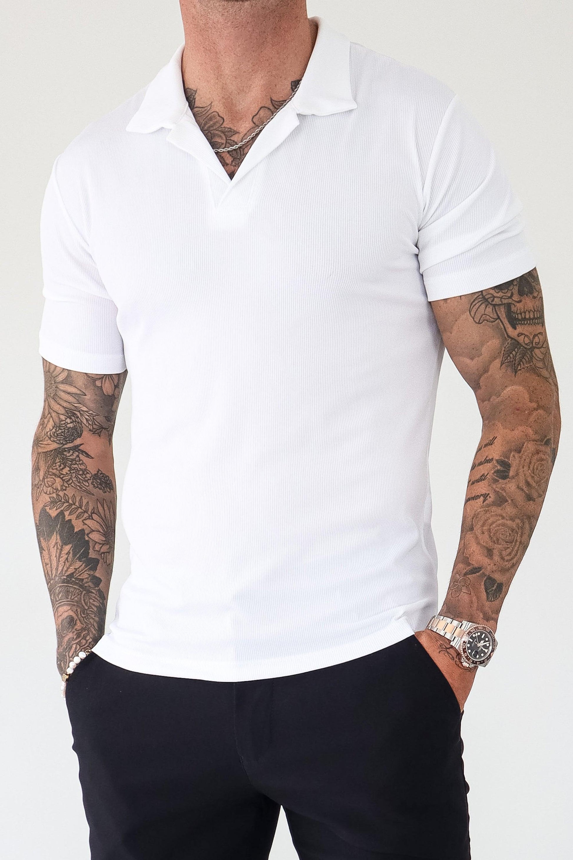 THE RIVA POLO - WHITE - TRP Clothing