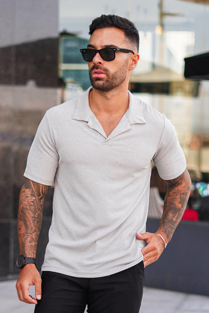 THE RIVA POLO - GREY - TRP Clothing